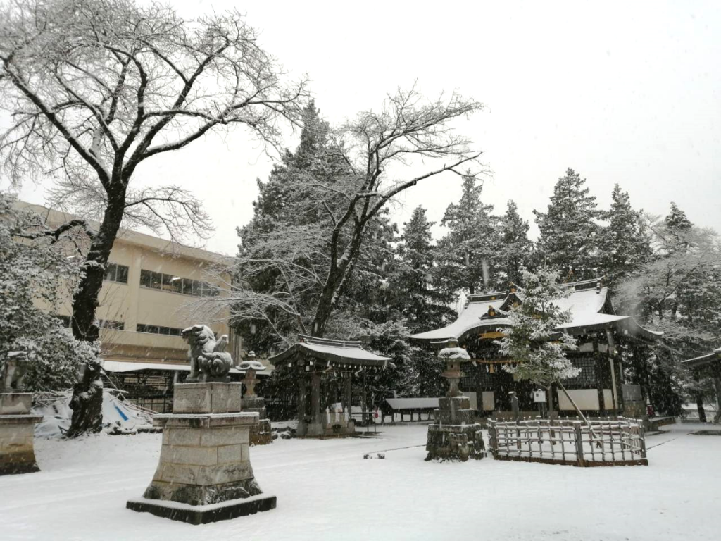 雪景色　東村山社会福祉センター