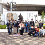 イクシア　お花見散歩　東村山社会福祉センター参加全員