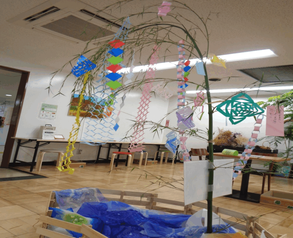 七夕飾り2025　東村山市社会福祉センター